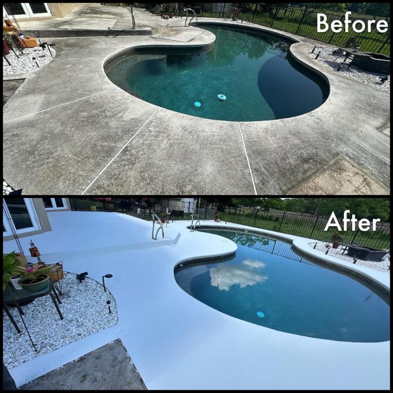  Pool Deck Painting in Lakeland, FL